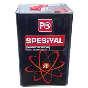 Petrol Ofisi Spesiyal 30 (15Kg) Teneke Tek Dereceli Dizel Motor Yağı